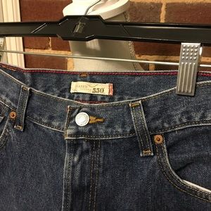 Levi Strauss Relaxed 550 Jeans Sz 8S Straight Leg
